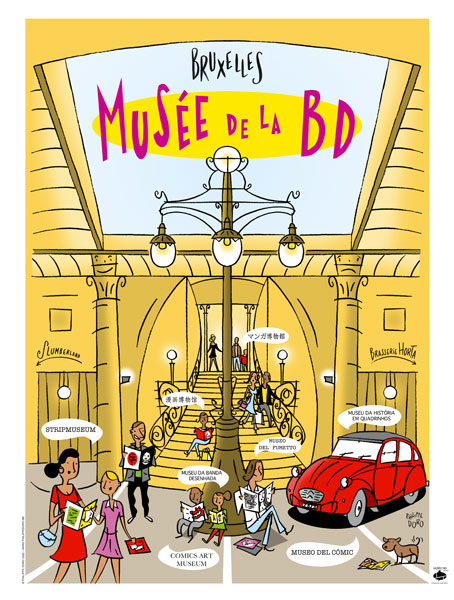 affiche musée de la BD