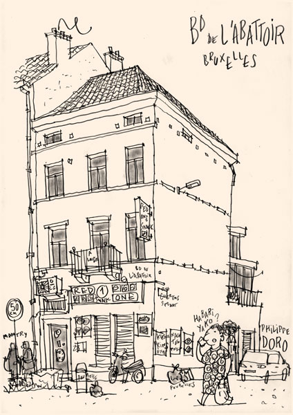 croquis de Bruxelles