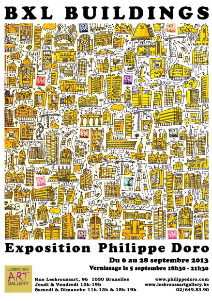 affiche doro Lesbroussart Gallery